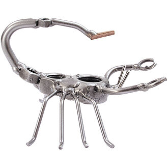 Metallfigur Skorpion 