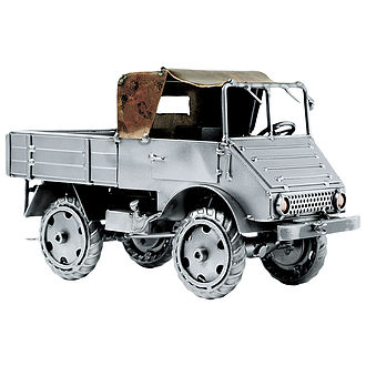Modellfahrzeug aus Metall - Unimog 