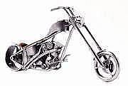 Metallmotorrad: Custom Chopper Bike 