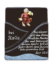 Keramikschild "Swing" f&uuml;r Ehrungen und besondere Anl&auml;sse - Gr&ouml;&szlig;e: 18x22 cm 