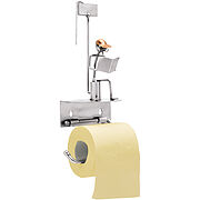 Schraubenm&auml;nnchen: Mann auf der Toilette - Wired Line  