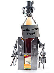 J&auml;ger als Flaschenhalter