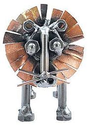 Metallfigur L&ouml;we klein 