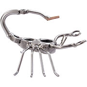 Metallfigur Skorpion 