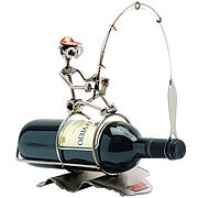 Weinflaschenhalter Angler 