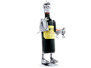 Weinflaschenhalter Jockey / Reiter 