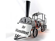 Modell Lokomotive f&uuml;r Weinflaschen