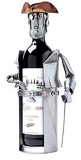 Weinflaschenhalter mit Motiv - Pirat - 