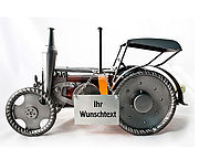Weinflaschenhalter Traktor 