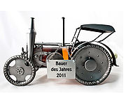 Weinflaschenhalter Modell Traktor