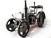 Weinflaschenhalter Traktor