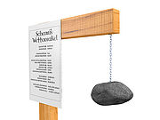 Schild f&uuml;r Wetterstein im DIN A4-Format 
