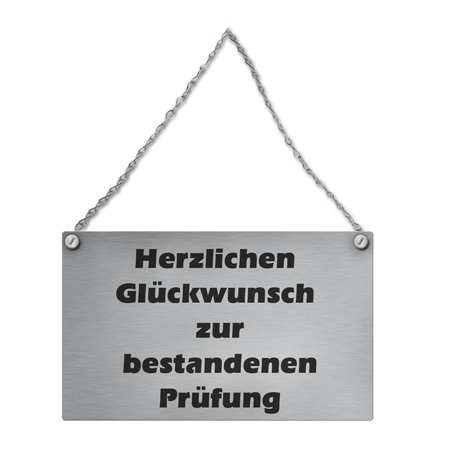 Schraubenm�nnchen mit Botschaft