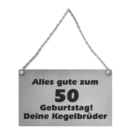 Schraubenm�nnchen mit Wunschtext