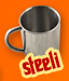 Edelstahltasse mit Ihrem Wunschtext