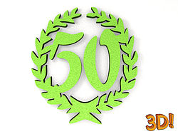 plastische Wanddekoration