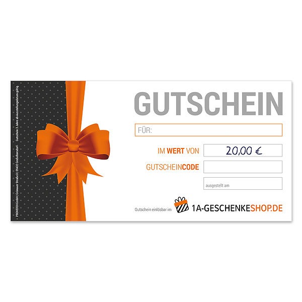 Geschenkgutschein über 20 Euro