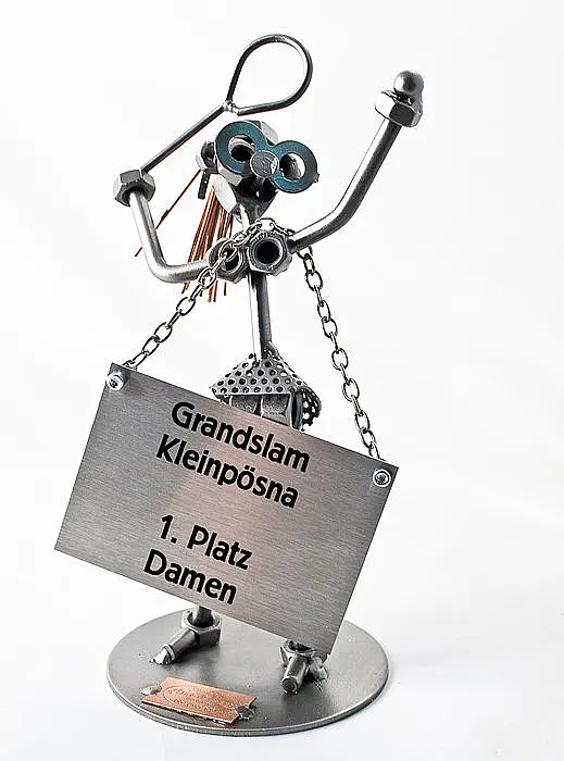 Schraubenmännchen Tennislady – Tennisspielerin