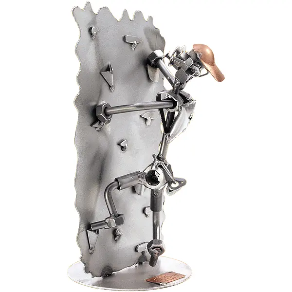 Schraubenmännchen Freeclimber Bergsteiger