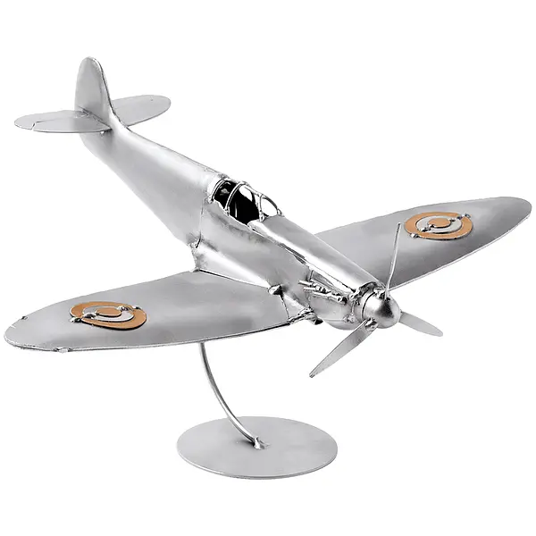 Model in günstig Kaufen-Spitfire Modellflugzeug aus Metall - Spannweite 35cm. Spitfire Modellflugzeug aus Metall - Spannweite 35cm <![CDATA[Spitfire Modellflugzeug aus Metall -  Spannweite 35cm 35 cm misst diese Nachbildung eines Abfangjägers in der Länge. Das Jagdflugzeu