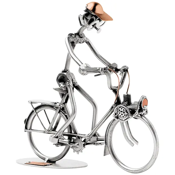 Bremshebel,Fahrrad günstig Kaufen-Schraubenmännchen mit E-Bike. Schraubenmännchen mit E-Bike <![CDATA[Schraubenmännchen Fahrradfahrer  Dies ist ein Schraubenmännchen aus Stahl, Schrauben und Muttern für alle, die gerne in Ihrer Freizeit oder beruflich Fahrrad fahren