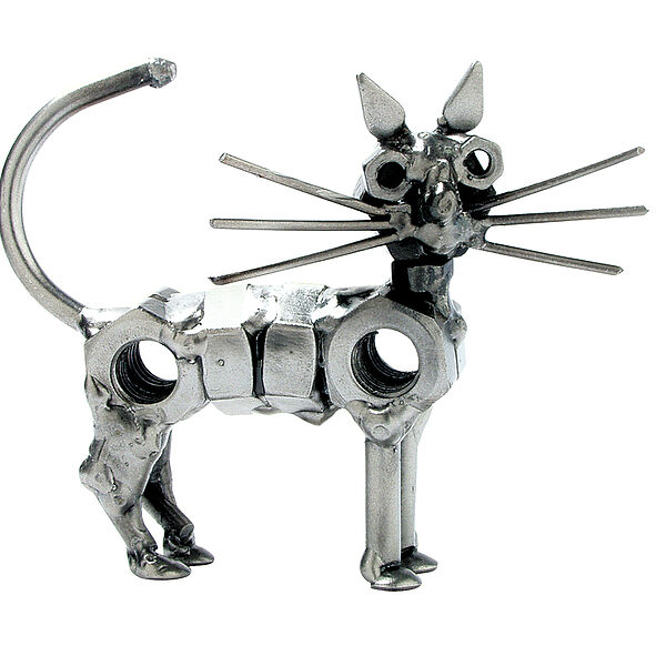 Schraubenfigur Katze stehend