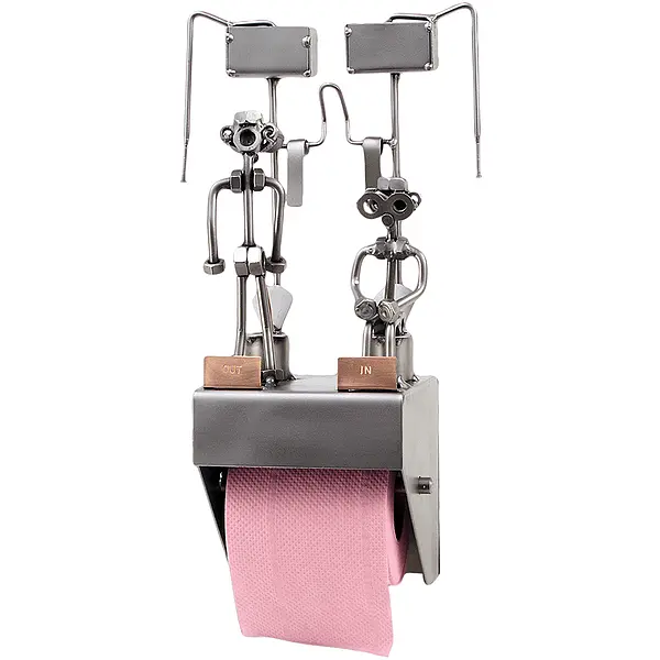 Toilettenpapierhalter WC günstig Kaufen-Schraubenpaar Toilettenpapierhalter. Schraubenpaar Toilettenpapierhalter <![CDATA[Einweihungsgeschenk - witziger Toilettenpapierhalter  Stilvolle Deko für jeden WC-Raum:  Toilettenpapierhalter aus der Schraubenmännchen-Serie. Schenken Sie die 