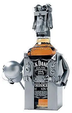 SCHRAUBE ZU günstig Kaufen-Schraubenmännchen Jacky der Whiskeyhalter. Schraubenmännchen Jacky der Whiskeyhalter <![CDATA[Whiskey verschenken  Diese originelle Geschenkidee wird alle Whiskey-Trinker begeistern. Es ist der rustikale Flaschenhalter für edle Tropfen, zu