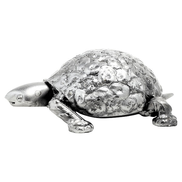 Metallfigur Schildkröte