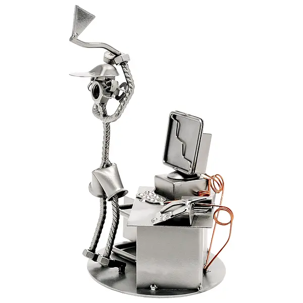 Schraubenmännchen Computercrash