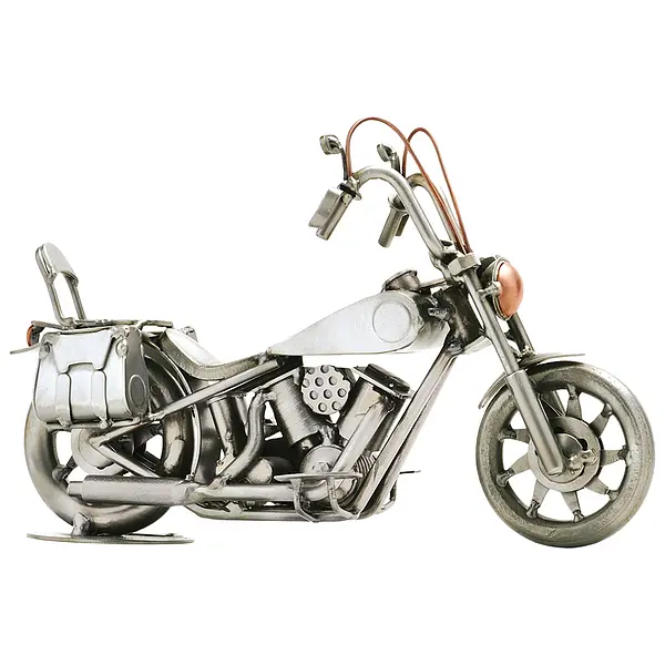 Satteltasche günstig Kaufen-Metallfahrzeug Motorrad mit Satteltasche. Metallfahrzeug Motorrad mit Satteltasche <![CDATA[Motorrad - Modellfahrzeug  Das ist ein besonderes Geschenk für Motorradfahrer: ein Modell eines Shoppers aus Metall. Es ist eine tolle Deko für Regal, Schra