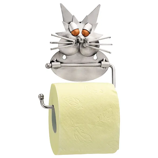 Katze Kopf günstig Kaufen-Toilettenpapierhalter im Design einer Katze. Toilettenpapierhalter im Design einer Katze <![CDATA[Geschenk Katze  Dieser originelle Toilettenpapierhalter mit dem Kopf einer Katze ist ein dekoratives Highlight in jedem Bad und in jedem Toile