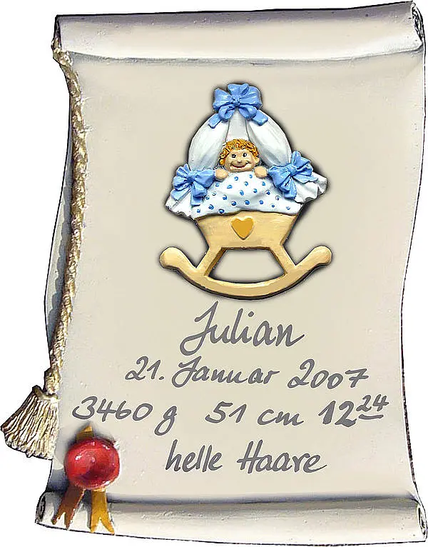Artelithschild als Urkunde für Ehrungen und besondere Anlässe Größe: 13×18 cm