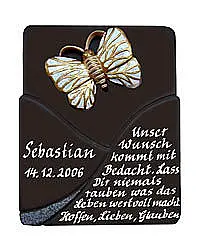 Schild „Swing“ aus Keramik für besondere Anlässe und Ehrungen – Größe: 13×16 cm