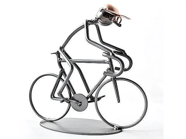 Metallmann Rennradfahrer - Wired Line