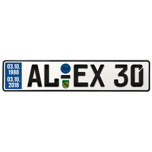 Geschenk zum 30. Geburtstag – Schild mit TÜV