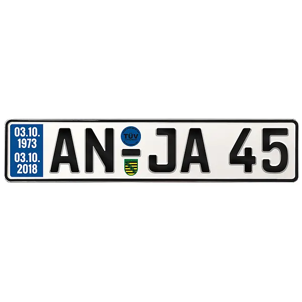 Geschenk zum 45. Geburtstag – Schild mit TÜV
