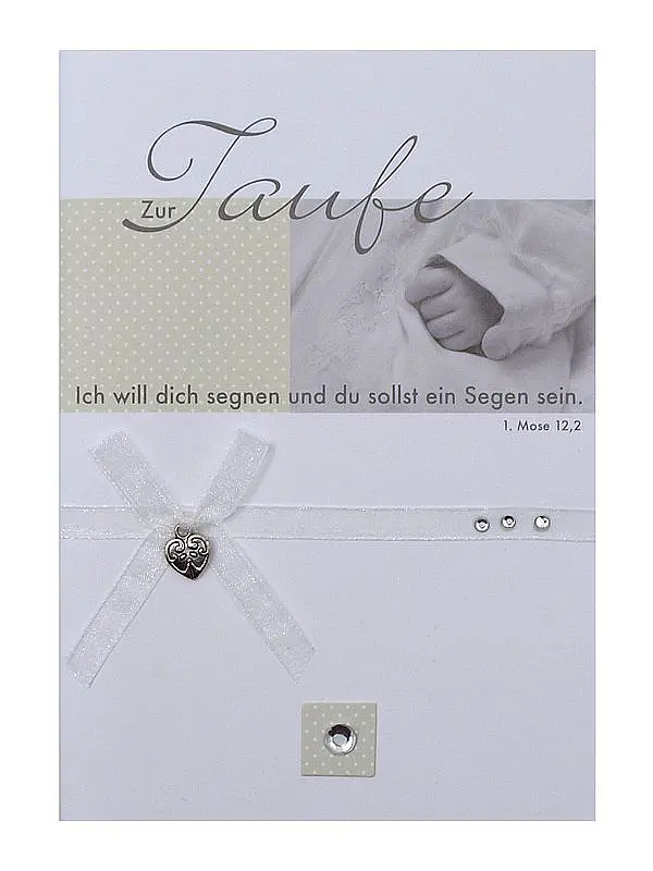 BABY Taufe günstig Kaufen-Klappkarte als Grußkarte zur Taufe. Klappkarte als Grußkarte zur Taufe <![CDATA[Herzliche Glückwünsche zur Taufe  Die Klappkarte für die Glückwünsche zur Taufe mit von Papas Hand gehaltener Babyhand sieht edel aus und bietet genug Plat