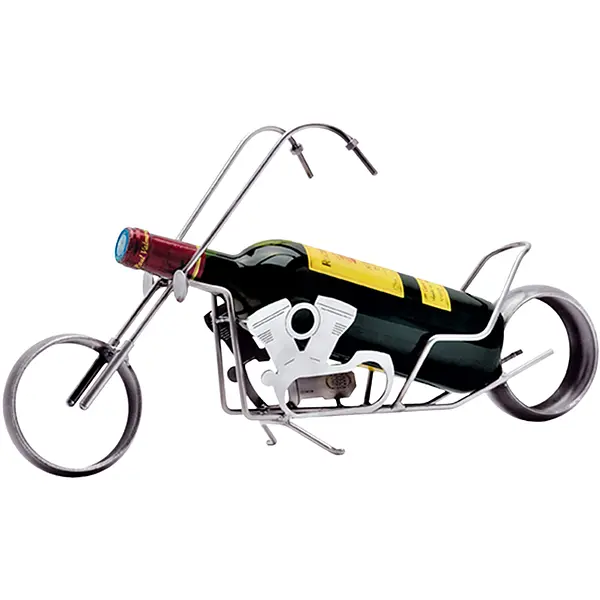 ODER  günstig Kaufen-Weinflaschenhalter Motorrad. Weinflaschenhalter Motorrad <![CDATA[Aus der Schraubenmännchen-Serie von Hinz und Kunst  Der Weinflaschenhalter ist mehr als eine Design-Weinverpackung. Wenn Sie im Weinhandel, Weinshop oder beim Weinversand Wein als Ges