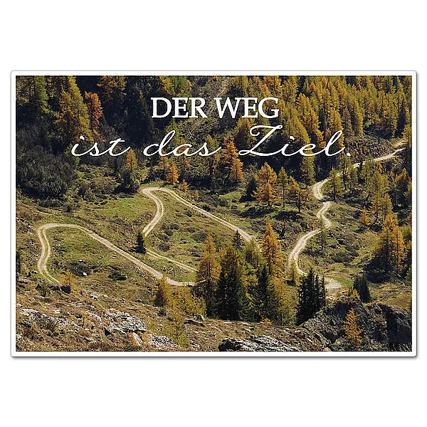 Spruch Geschenk günstig Kaufen-Schild mit Spruch "Der Weg ist das Ziel" - A4. Schild mit Spruch "Der Weg ist das Ziel" - A4 <![CDATA[Der Weg ist das Ziel - Schild mit Spruch als Geschenkidee Ein Satz von Konfuzius, jeder mag ihn für sich auslegen und anwenden. Das Schi