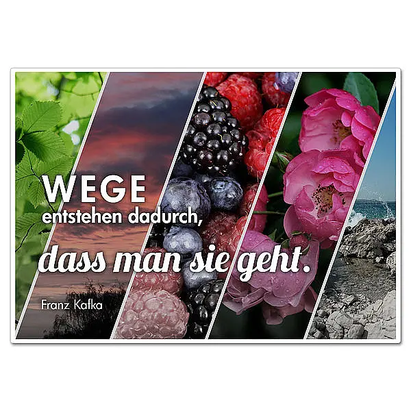 Schild,30x20cm günstig Kaufen-Schild mit Zitat von Franz Kafka "Wege entstehen..." A4. Schild mit Zitat von Franz Kafka "Wege entstehen..." A4 <![CDATA[Wege entstehen dadurch, dass man sie geht. (Franz Kafka) - Schild mit Zitat als Geschenkidee Verschenken Sie einen Mo