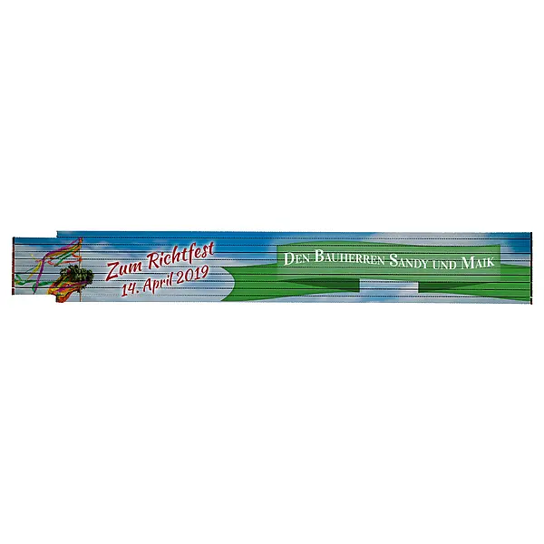 Geschenk zum Richtfest – Zollstock