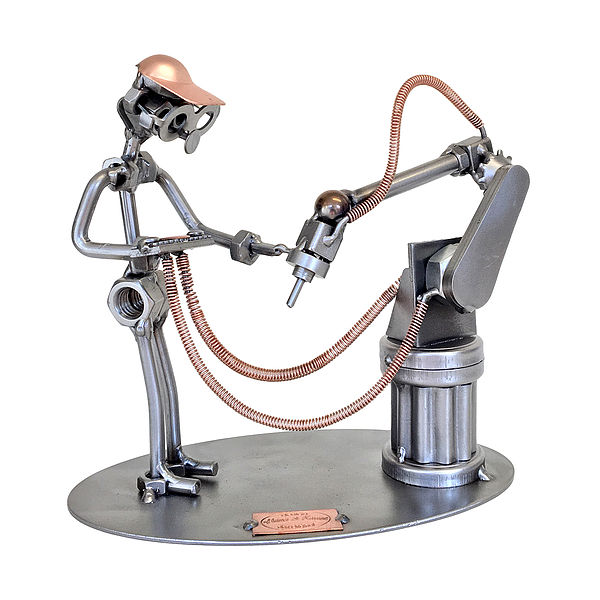 Schraubenmännchen Techniker Automation
