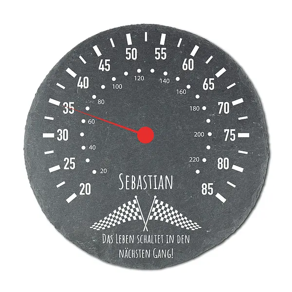 Das Alte günstig Kaufen-Rundes Schieferschild zum Geburtstag | Tacho. Rundes Schieferschild zum Geburtstag | Tacho <![CDATA[Geburtstagsschild Tacho in verschiedenen Größen Die Tachonadel zeigt auf die gewünschte Geburtstagszahl . Der Slogan "Das Leben schaltet in den nä