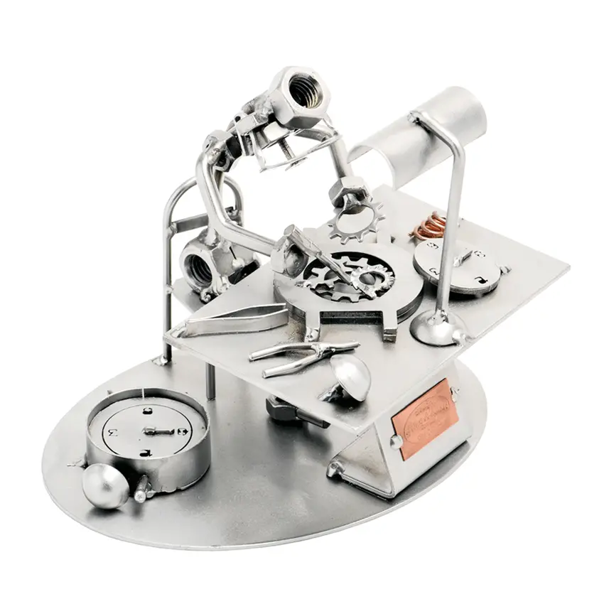 zu viel günstig Kaufen-Schraubenmännchen Uhrmacher. Schraubenmännchen Uhrmacher <![CDATA[Schraubenmännchen Uhrmacher   Die Zeit ist für uns alle eine wichtige Einheit und die Uhr als Gerät, um diese zu messen, noch viel mehr. Ihre Wichtigkeit ist unbestritten,