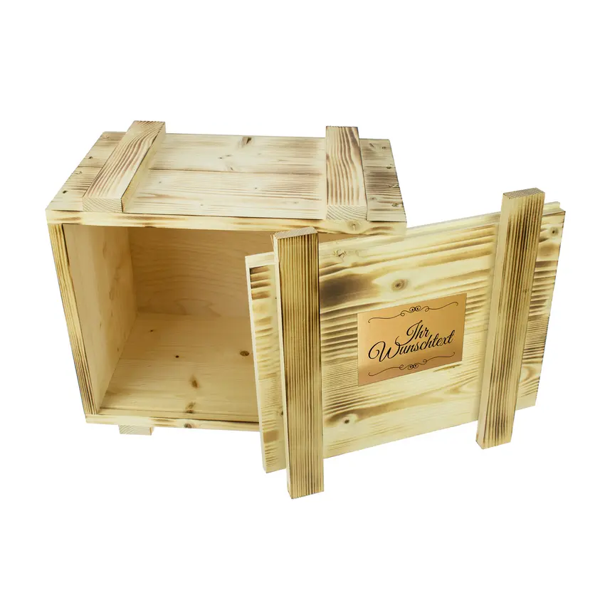 Holzkiste mit Widmung | 15 x 20 x 25 cm