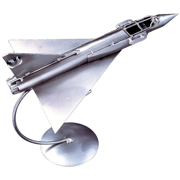 Schraubenmännchen Modellflugzeug Mirage 2000