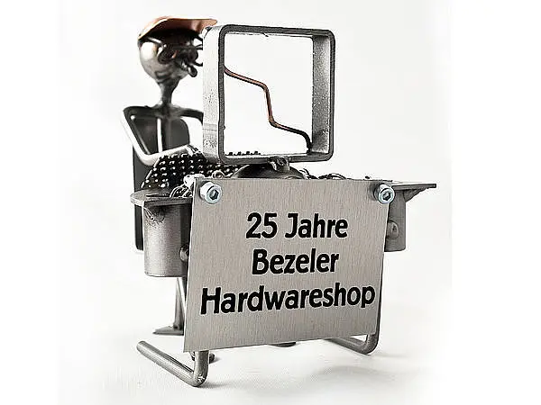 Metallmann Computerarbeiter als Stifthalter - Wired Line - Geschenke online  kaufen - individuelle und personalisierte Geschenkideen mit Text oder Foto