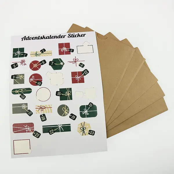 Adventskalender Aufkleber