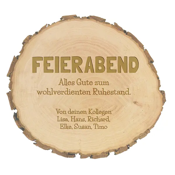 Geschenk zum Ruhestand